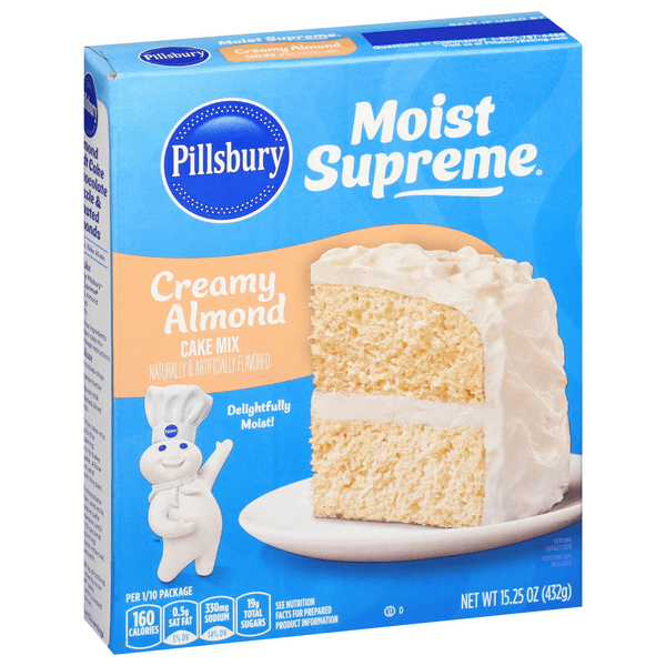 Pillsbury Creamy Almond Cake Mix