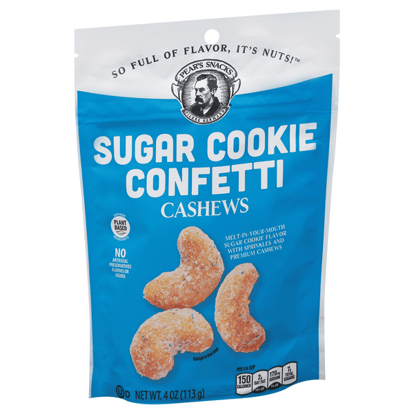 Pear'S Snacks Cashews, Sugar Cookie Confetti
