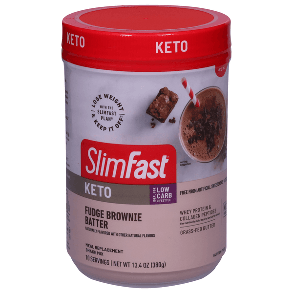 Slimfast Keto Fudge Brownie Batter Meal Shake Powder