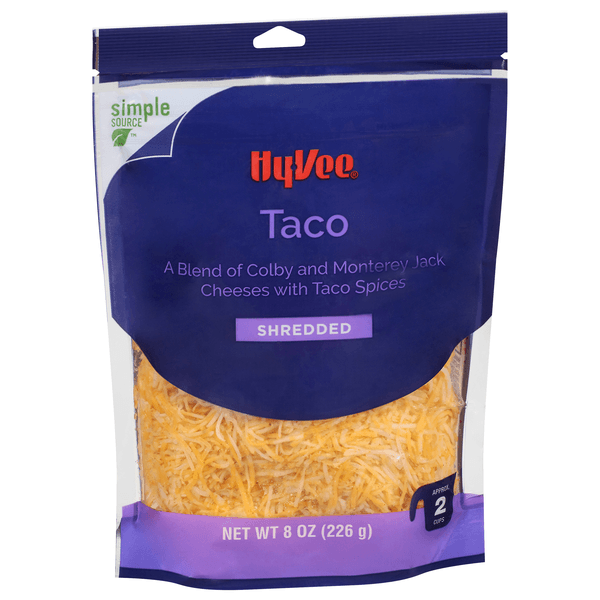 Hy-Vee Finely Shredded Taco Natural Cheese