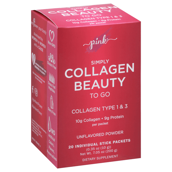 Pink Simply Collagen Beauty To Go Type 1&3