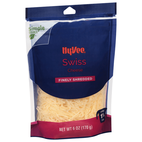 Hy-Vee Finely Shredded Swiss Cheese