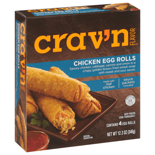 Crav'N Flavor Chicken Egg Rolls