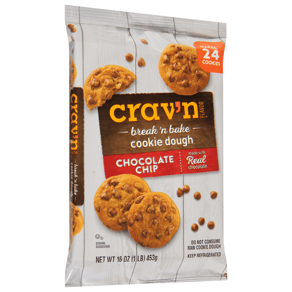 Crav'N Flavor Cookie Dough, Chocolate Chip