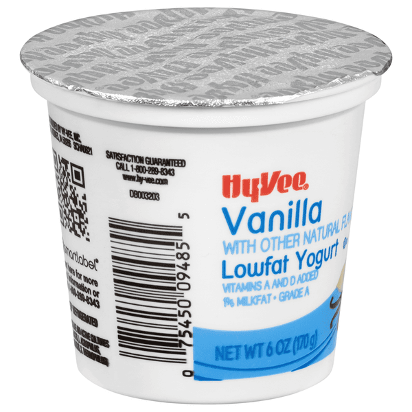 Hy-Vee Vanilla Lowfat Yogurt