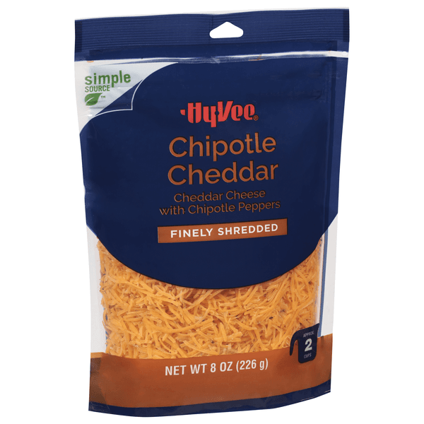 Hy-Vee Finely Shredded Chipotle Cheddar Cheese