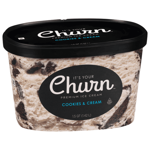 It'S Your Churn Premium Ice Cream Cookies & Cream