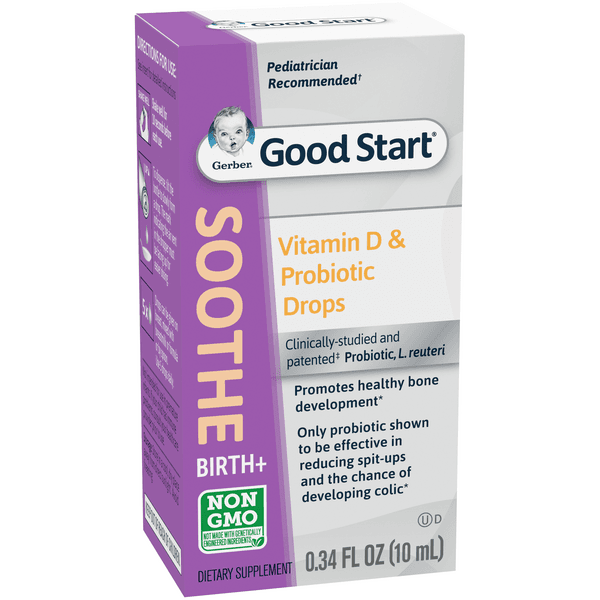 Gerber Soothe Vitamin D & Probiotic Drops