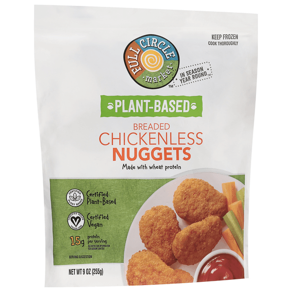 Full Circle Market Nuggets, Chickenless, Breaded