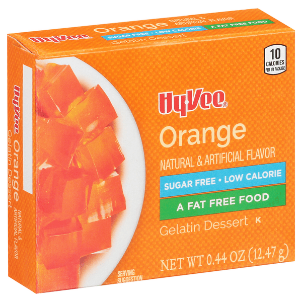 Hy-Vee Sugar Free Orange Gelatin Dessert