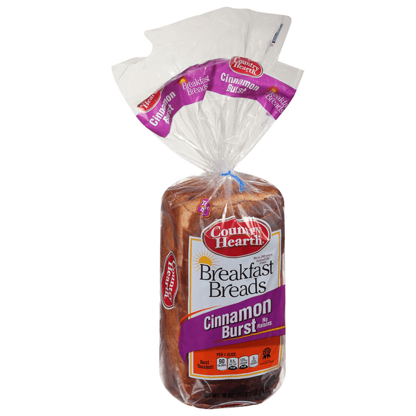 Country Hearth Breakfast Breads Cinnamon Burst, No Raisins