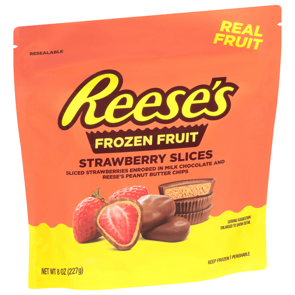 Reeses Strawberry Slices In Peanut Butter And Milk Chocolate