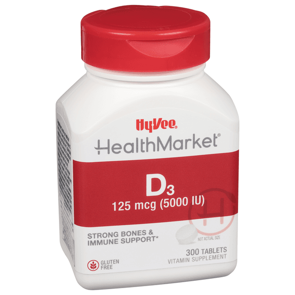 Hy-Vee Healthmarket Vitamin D3 5000 Iu