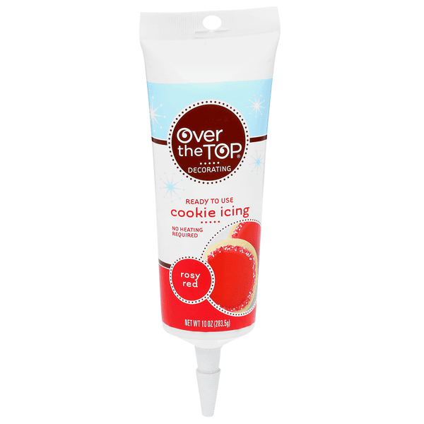 Over The Top Cookie Icing Rosy Red