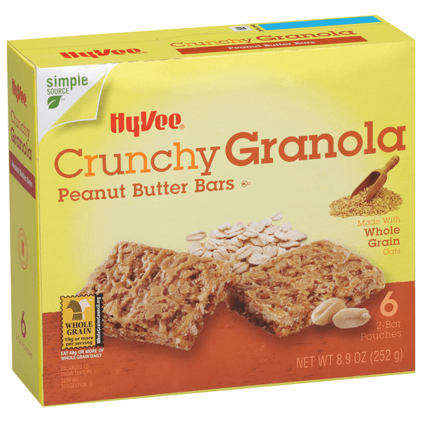 Hy-Vee Crunchy Peanut Butter Granola Bars