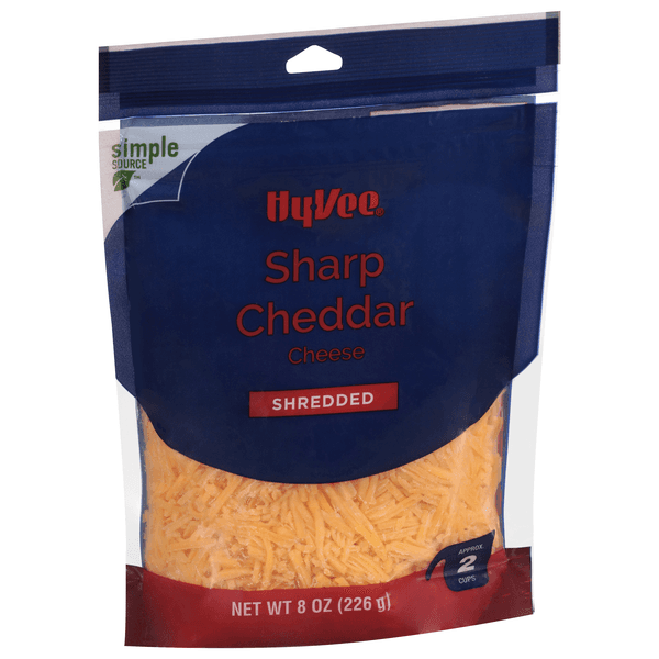 Hy-Vee Shredded Sharp Cheddar Cheese
