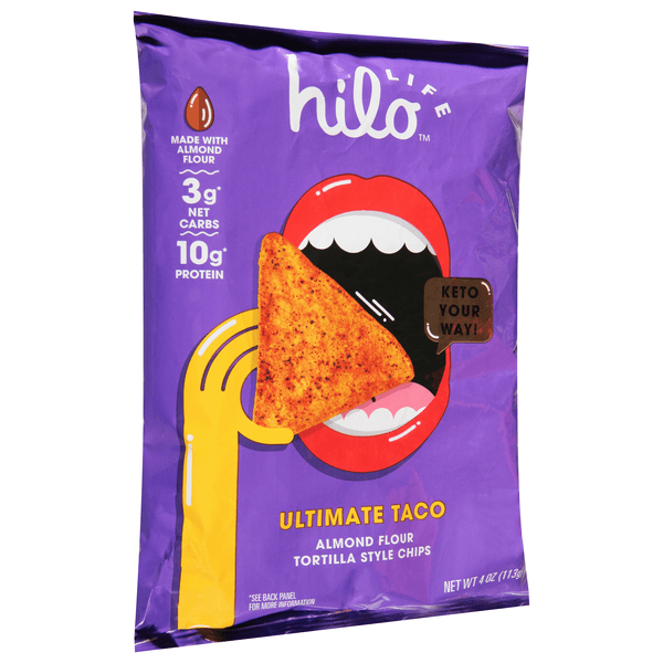 Hilo Life Almond Flour Tortilla Style Chips Ultimate Taco