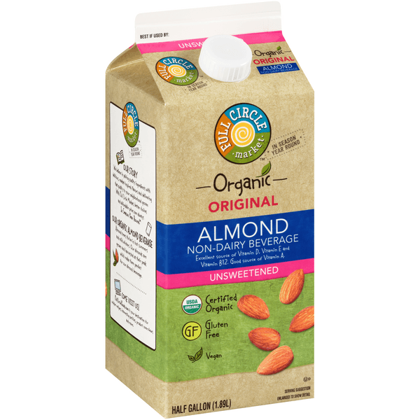 Full Circle Almondmilk, Unsweetened, Original