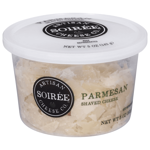 Soiree Artisan Cheese Co. Shaved Cheese, Parmesan