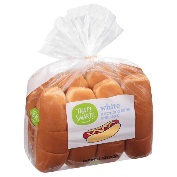 That'S Smart! Hot Dog Buns, White, Enriched