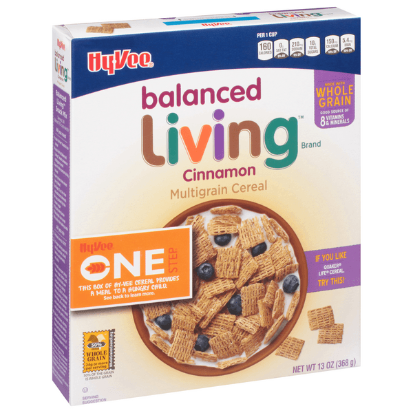 Hy-Vee One Step Balanced Living Cinnamon Multigrain Cereal