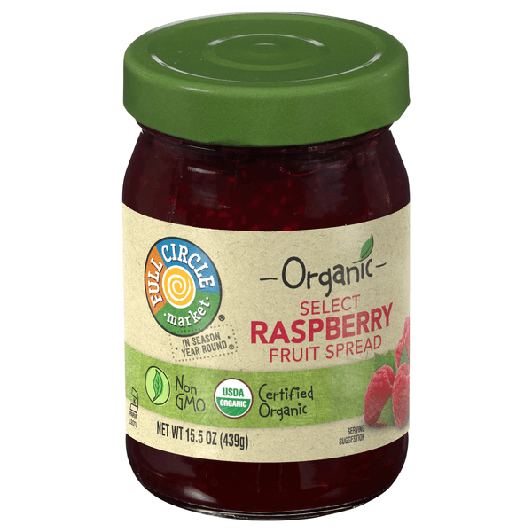 Full Circle Market Select Fruit Spread, Raspberry