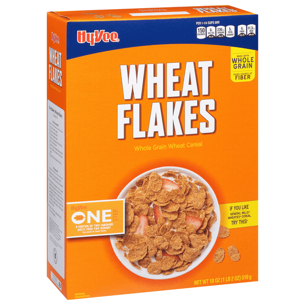 Hy-Vee One Step Wheat Flakes Cereal