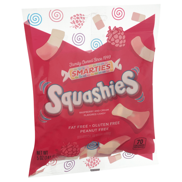 Smarties Squashies Raspberry And Cream Flavored Candy