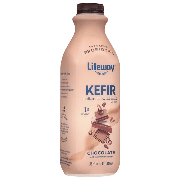 Lifeway Kefir Cultured Milk Smoothie, Lowfat, Chocolate