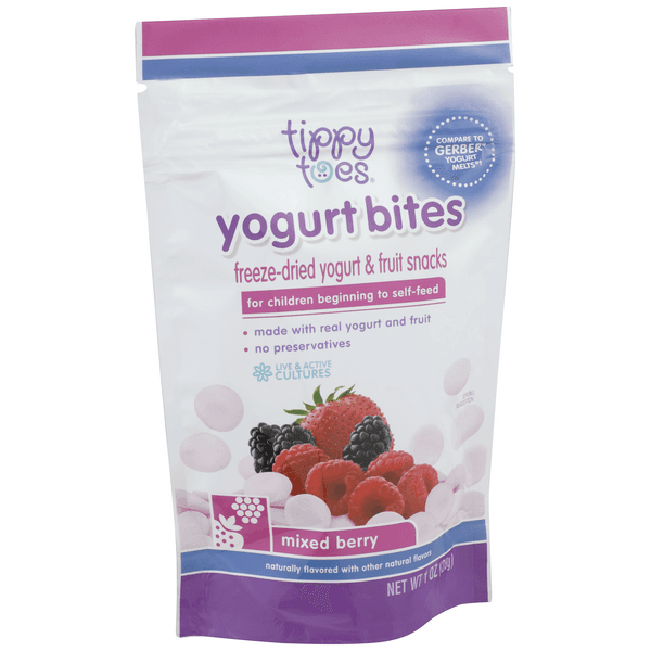 Tippy Toes Mixed Berry Yogurt Bites