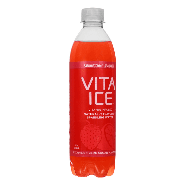 Klarbrunn Vita Ice Sparkling Water Strawberry Lemonade