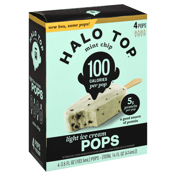 Halo Top Mint Chip Light Ice Cream Pops