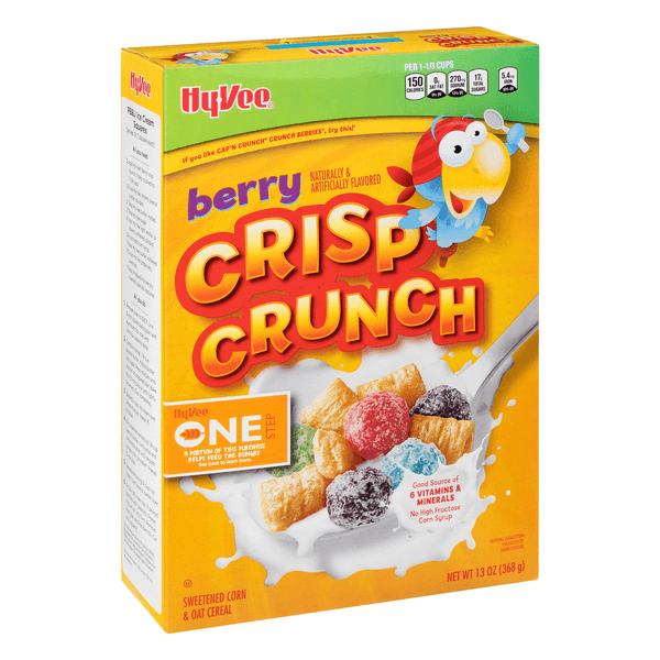 Hy-Vee One Step Berry Crisp Crunch Cereal