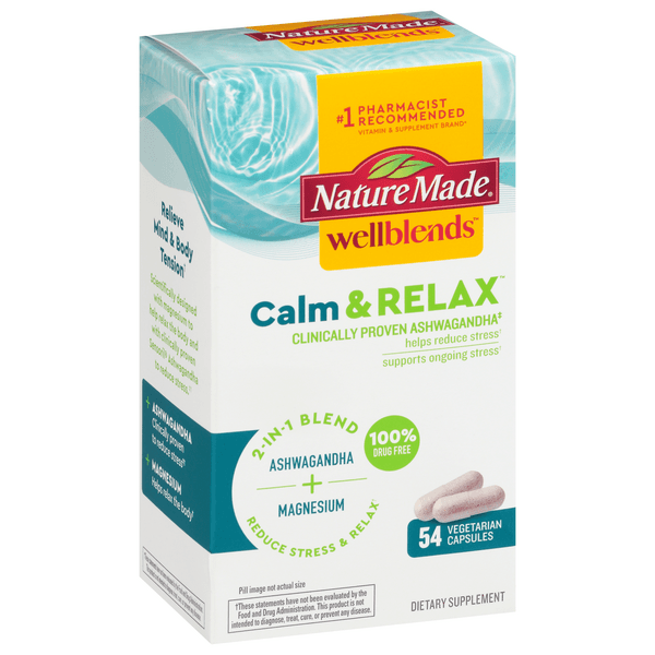 Nature Made Wellblends Calm And Relax Vegetarian Capsules