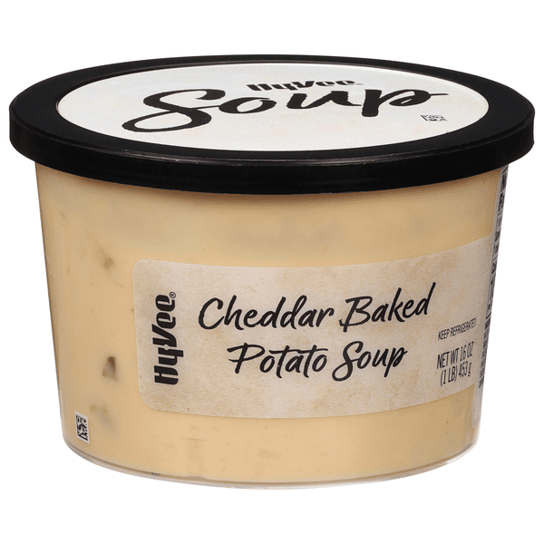 Hy-Vee Cheddar Baked Potato Soup With Ham