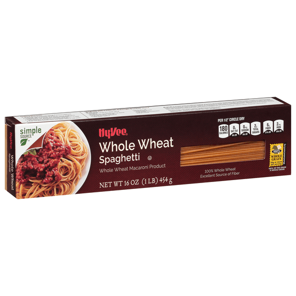 Hy-Vee 100% Whole Grain Whole Wheat Spaghetti