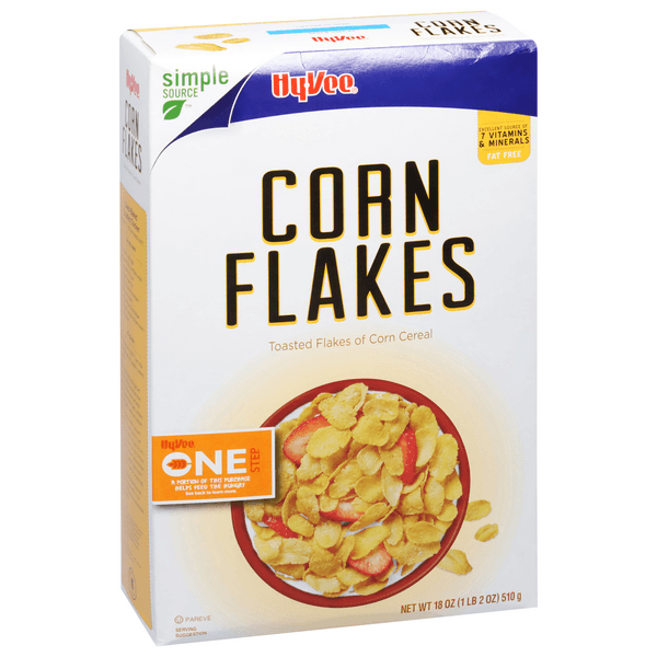 Hy-Vee One Step Corn Flakes Cereal