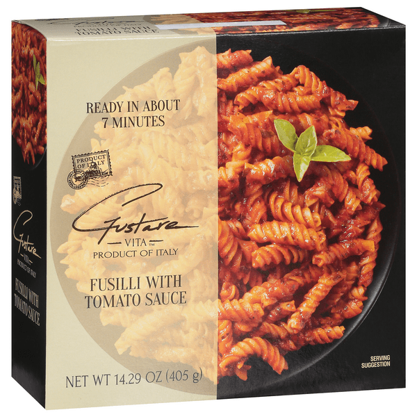 Gustare Vita Fusilli With Tomato Sauce