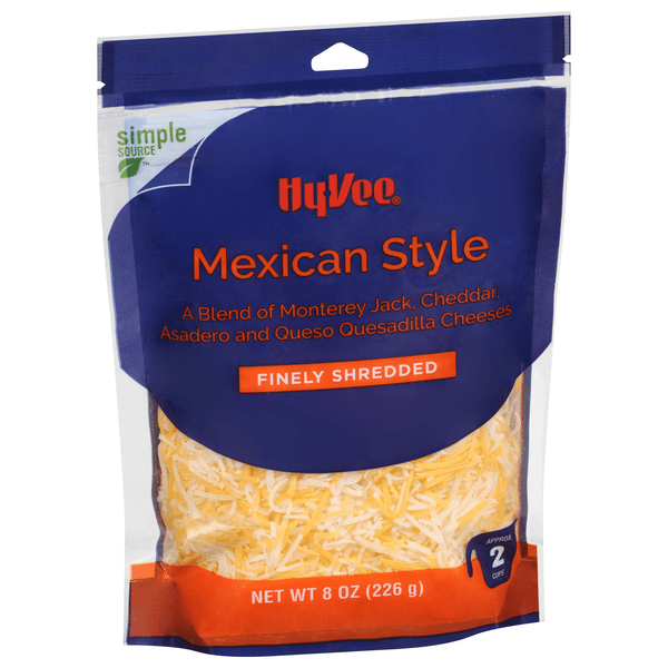 Hy-Vee Finely Shredded Mexican Natural Cheese
