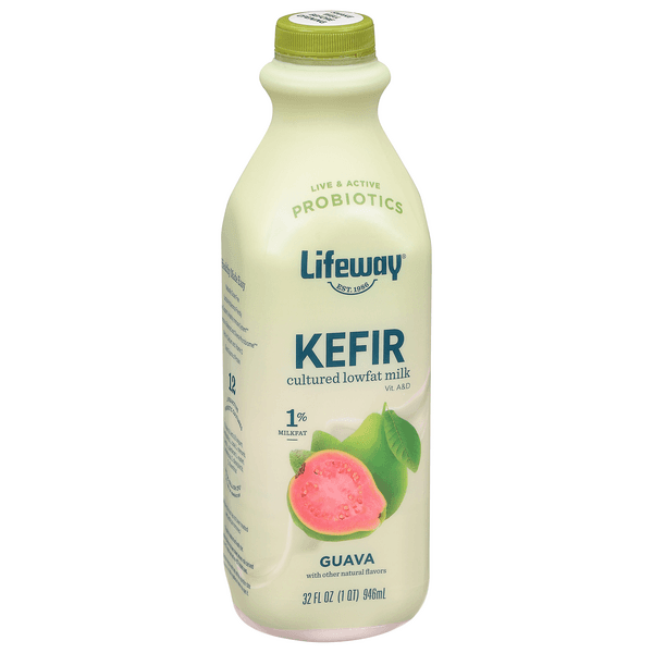 Lifeway Kefir, Guava, 1% Milkfat