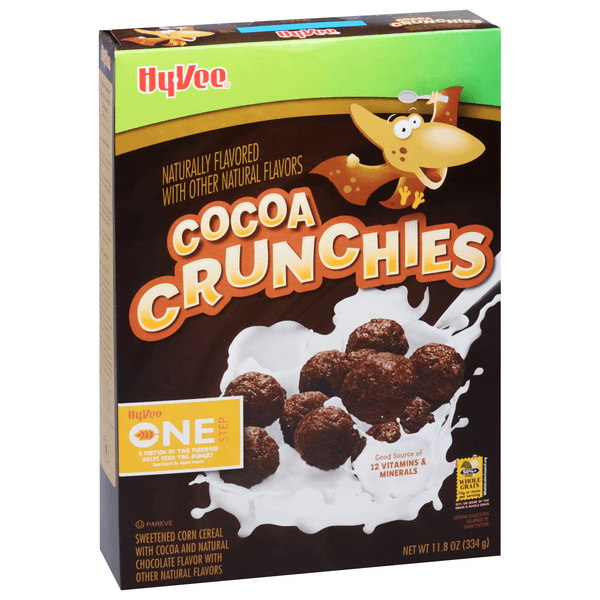 Hy-Vee One Step Cocoa Crunchies Cereal