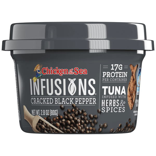 Chicken Of The Sea Infusions Tuna Cracked Black Pepper