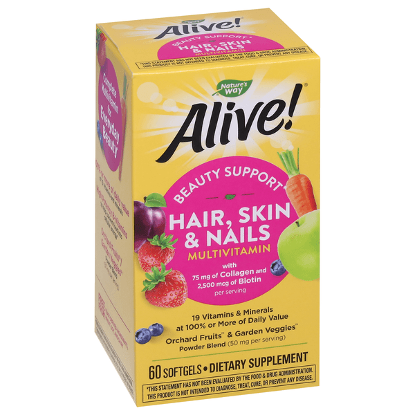 Alive! Hair-Skin-Nails Multi Softgels