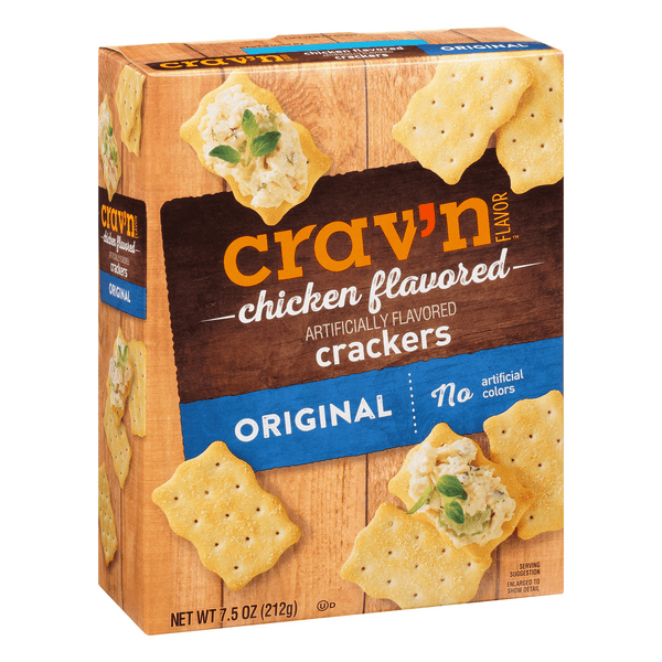 Crav'N Flavor Original Chicken Flavored Crackers