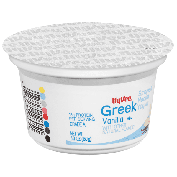 Hy-Vee Greek Vanilla Strained Nonfat Yogurt