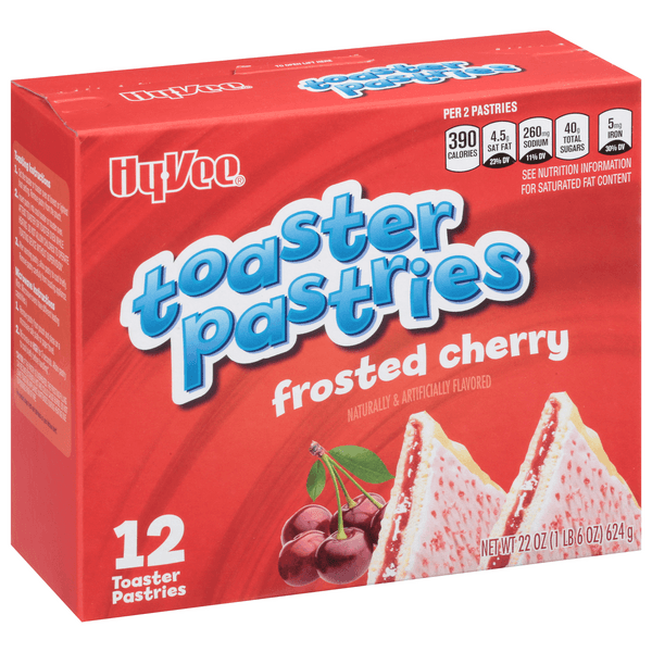 Hy-Vee Frosted Cherry Toaster Pastries