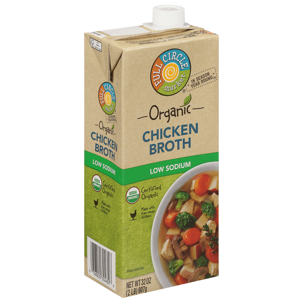 Full Circle Organic Low Sodium Chicken Broth