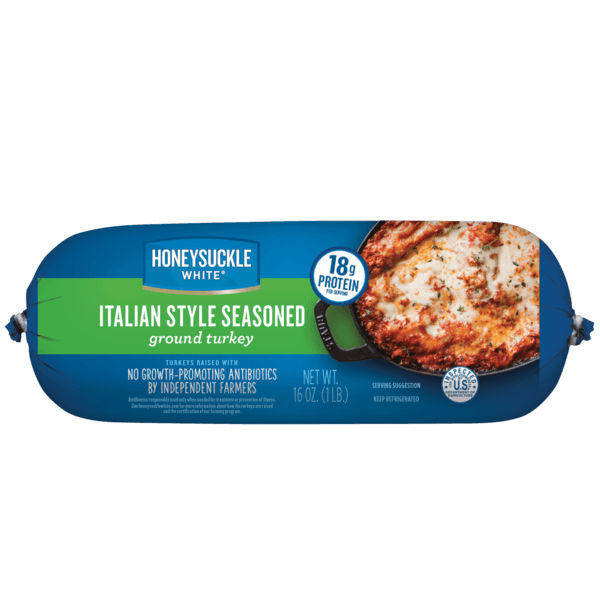 Honeysuckle White Ground Turkey, Italian Style Seasoned