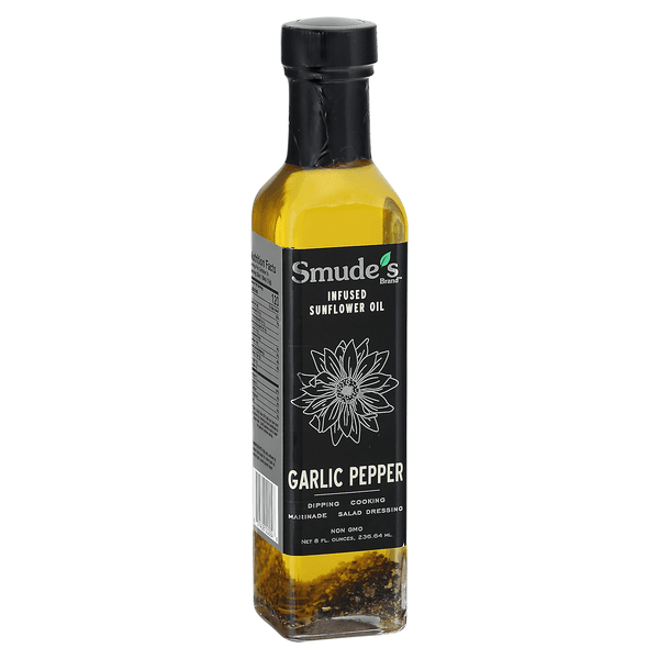 Smude'S Sunflower Oil, Infused, Garlic Pepper