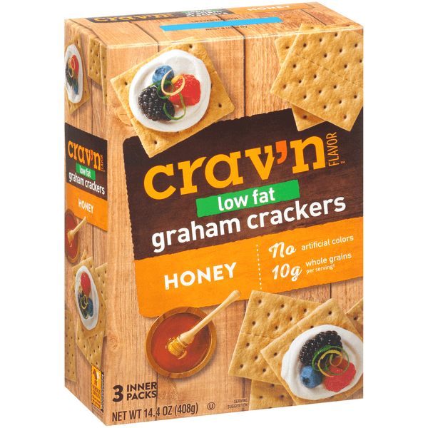 Crav'N Flavor Honey Low Fat Graham Crackers
